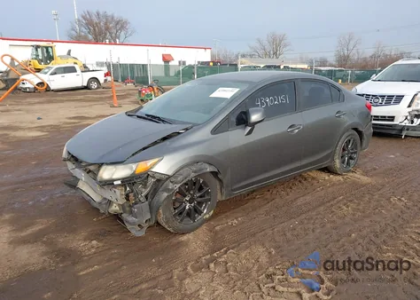 2012 Honda Civic Lx from USA, damaged, VIN 2HGFB2F51CH300506